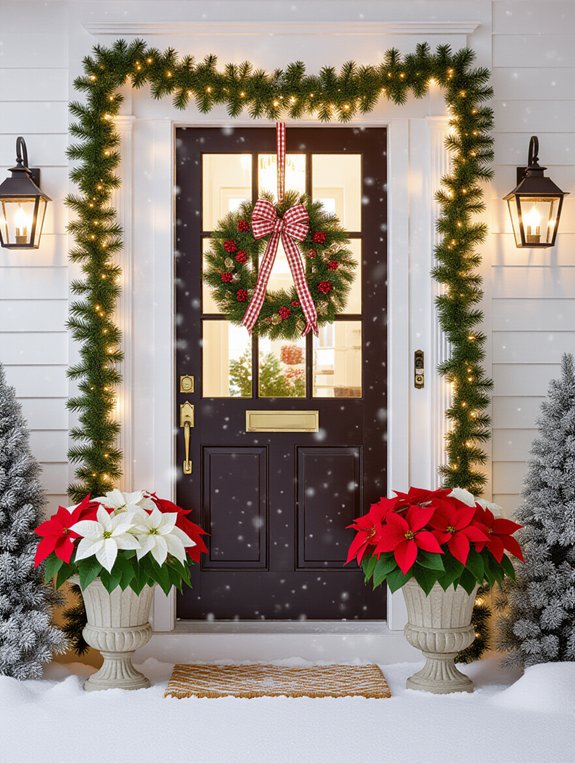 seasonal festive floral decorations